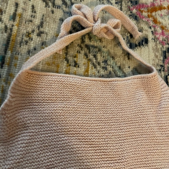 Halter woven tank top - Picture 2 of 3